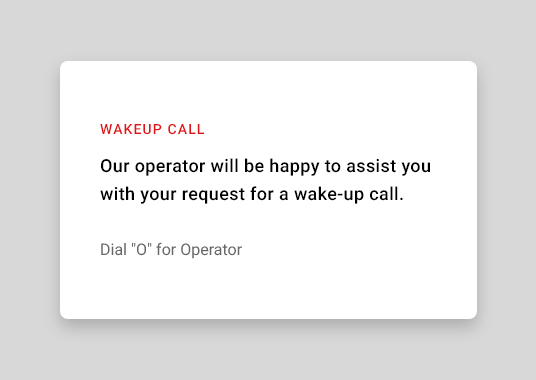 appstv screenshot wakeup call
